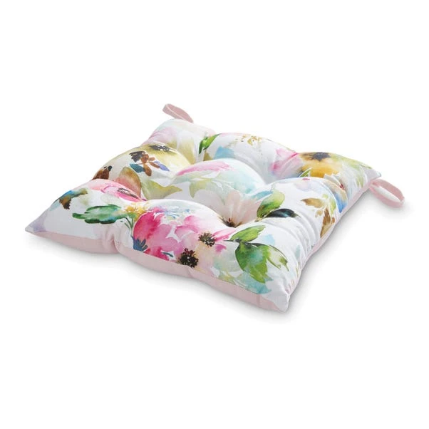 Dunelm Sophia Floral Seat Pad 2 Dunelm Sophia Floral Seat Pad - Image 2