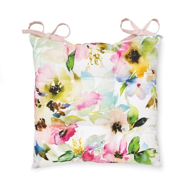 Dunelm Sophia Floral Seat Pad 5 Dunelm Sophia Floral Seat Pad - Image 5