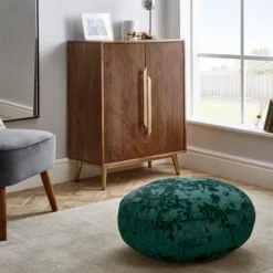 Dunelm Crushed Velvet Floor Cushion