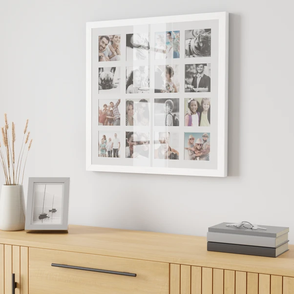 Dunelm White Square Multi App Photo Frame 1 Dunelm White Square Multi App Photo Frame