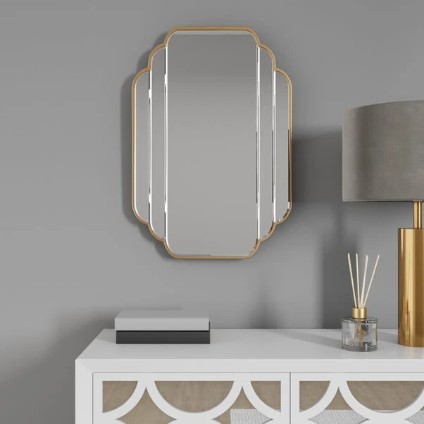 Dunelm Equatorial Wall Mirror, Gold 1 Dunelm Equatorial Wall Mirror, Gold