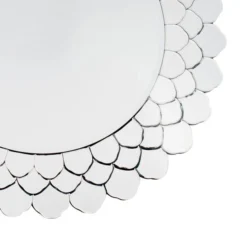 Pacific Lifestyle Clear Layered Glass Round Wall Mirror, 80cm -Elegant Home 30715758 alt02