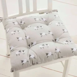Dunelm Penny The Sheep Set Of 2 Seat Pads