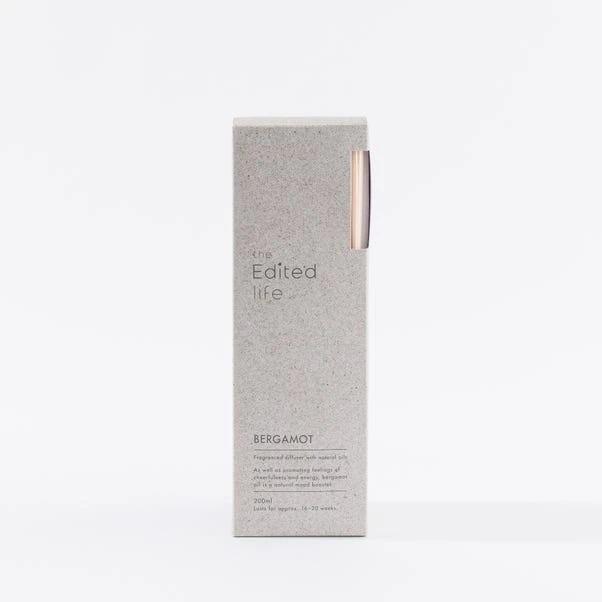 The Edited Life Wellness 200ml Oil Bergamot Reed Diffuser 3 The Edited Life Wellness 200ml Oil Bergamot Reed Diffuser - Image 3