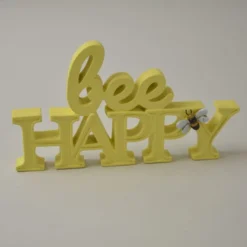Dunelm Bee Happy Word Block