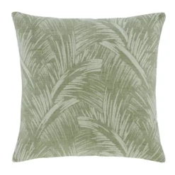 The Edited Life Palm Print Cushion Cover