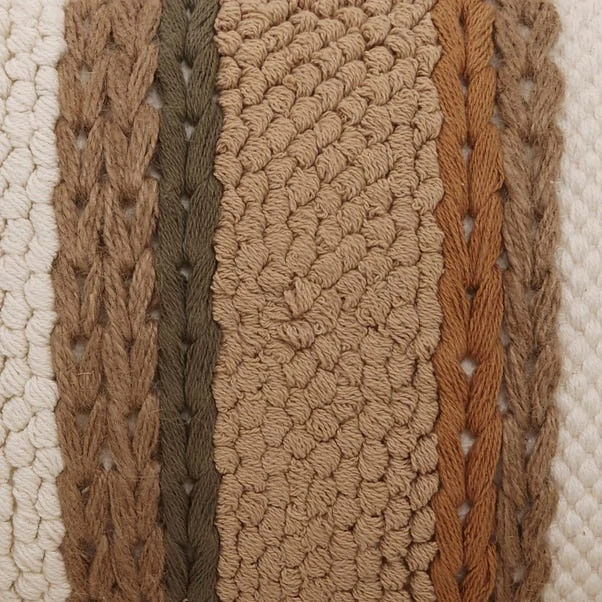 Dunelm Natural Plaited Cushion 4 Dunelm Natural Plaited Cushion - Image 4