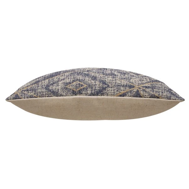 Dunelm Geo Diamond Navy Cushion Cover 5 Dunelm Geo Diamond Navy Cushion Cover - Image 5