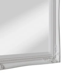 Dunelm Swept Wall Mirror, White 104x74cm 5 Dunelm Swept Wall Mirror, White 104x74cm -Elegant Home 30727161 alt02