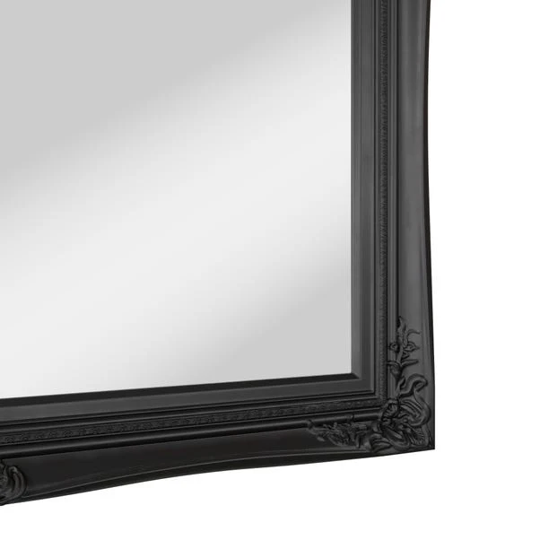 Dunelm Swept Wall Mirror, Black 104x74cm 3 Dunelm Swept Wall Mirror, Black 104x74cm - Image 3