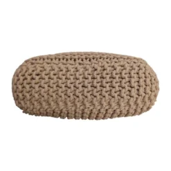 Dunelm Hand Woven Natural Floor Cushion -Elegant Home 30727278 alt03