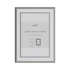 Dunelm Curby Photo Frame Grey