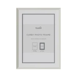 Dunelm Curby Photo Frame White