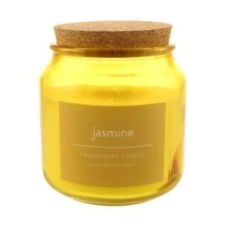 Dunelm Jasmine Jar Candle With Cork Lid -Elegant Home 30731504 alt02