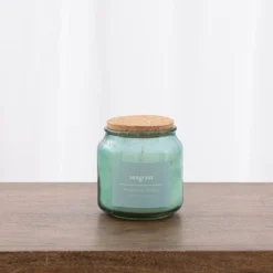 Dunelm Seagrass Jar Candle With Cork Lid