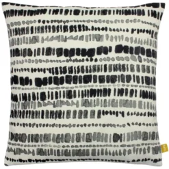 Dunelm Brushstrokes Cushion Monochrome