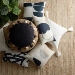 Dunelm Neutral Forms Print Cushion 11 Dunelm Neutral Forms Print Cushion -Elegant Home 30739735 alt09