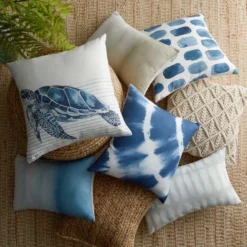 Dunelm Shabori Corner Tie Dye Cushion -Elegant Home 30739744 alt09