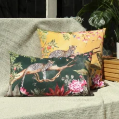 Riva Home Leopard Forest Outdoor Cushion