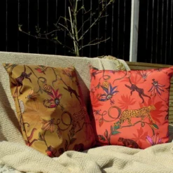 Riva Home Wildlife Orange Outdoor Cushion