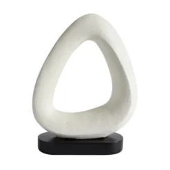 Dunelm Curves Ornament On Stand 35cm -Elegant Home 30749196 alt02