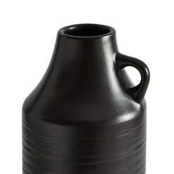 Dunelm Ceramic Black Vase 40cm -Elegant Home 30751225 alt02