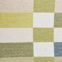 Dunelm Block Stripe Green Cushion -Elegant Home 30751249 alt03