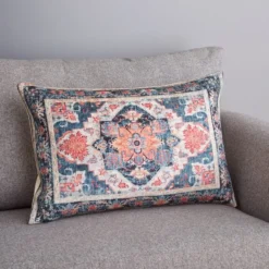 Dunelm Printed Oriental Cushion