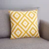 Dunelm Geo Crewel Navy Cushion Cover