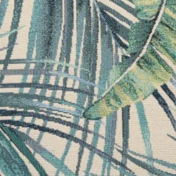 Dunelm Palm Leaf Tapestry Teal Cushion 9 Dunelm Palm Leaf Tapestry Teal Cushion -Elegant Home 30752043 alt05