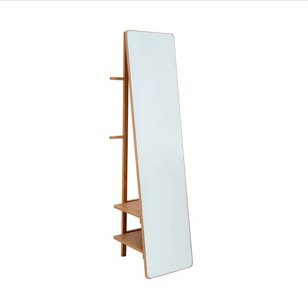 Dunelm Storage Mirror, Oak 160x40cm 3 Dunelm Storage Mirror, Oak 160x40cm - Image 3