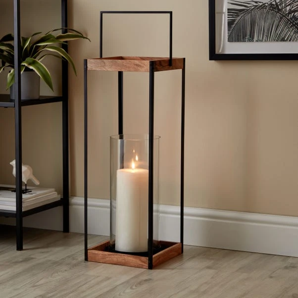 Dunelm Fulton Lantern 60cm 2 Dunelm Fulton Lantern 60cm - Image 2