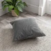 Dunelm Jenson Charcoal Square Floor Cushion