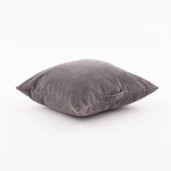 Dunelm Jenson Charcoal Square Floor Cushion -Elegant Home 30752388 alt02