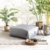 Dunelm Outdoor Grey Square Floor Cushion