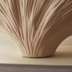 Dunelm Gingko Shell Vase Cream 32cm -Elegant Home 30753301 alt02