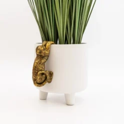 Dunelm Plant Pot Climber Monkey -Elegant Home 30753306 alt02