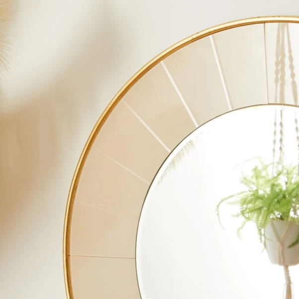 Dunelm Pretty Boho Round Glass Wall Mirror, 55cm 2 Dunelm Pretty Boho Round Glass Wall Mirror, 55cm - Image 2