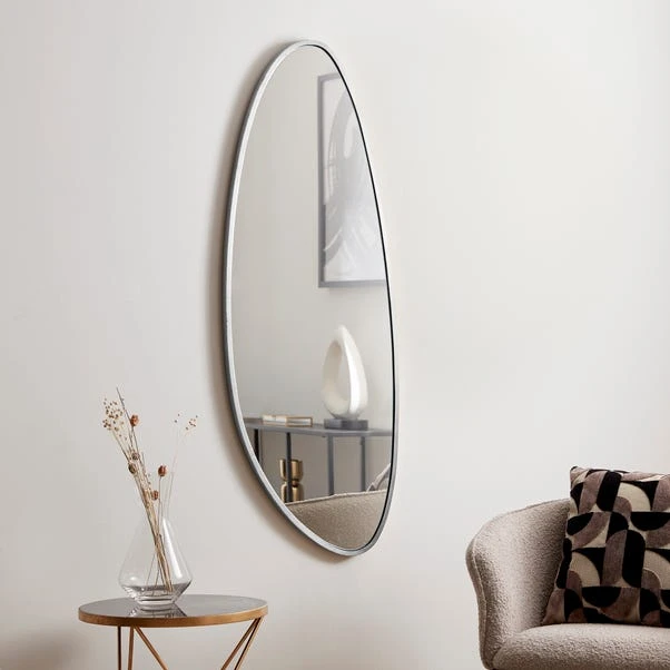 Dunelm Pebble Wall Mirror, 120x45cm 1 Dunelm Pebble Wall Mirror, 120x45cm