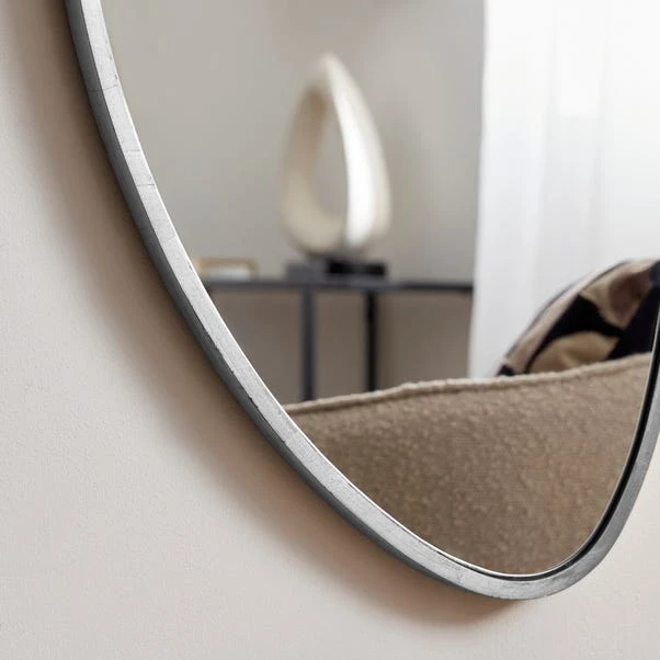 Dunelm Pebble Wall Mirror, 120x45cm 2 Dunelm Pebble Wall Mirror, 120x45cm - Image 2