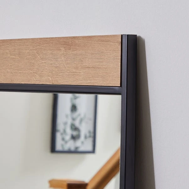 Dunelm Fulton Full Length Mirror In Oak 160cm X 45cm 3 Dunelm Fulton Full Length Mirror In Oak 160cm X 45cm - Image 3