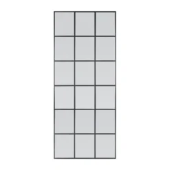 Dunelm Window Black Lines Leaner Mirror, 180x80cm 5 Dunelm Window Black Lines Leaner Mirror, 180x80cm -Elegant Home 30753703 alt02