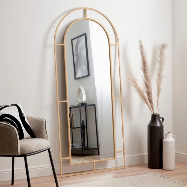 Dunelm Arch Window Full Length Mirror, 180x80cm 1 Dunelm Arch Window Full Length Mirror, 180x80cm