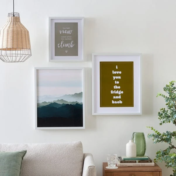 Dunelm Pack Of 3 Essentials Gallery Photo Frame 1 Dunelm Pack Of 3 Essentials Gallery Photo Frame