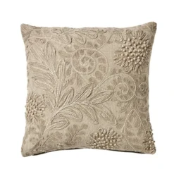 Churchgate Hemington Washed Embroidered Cushion
