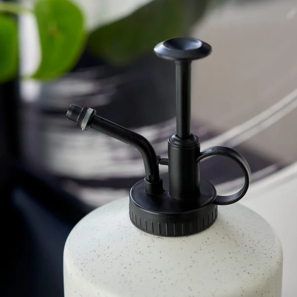Dunelm Ceramic Black And White Plant Mister 2 Dunelm Ceramic Black And White Plant Mister - Image 2
