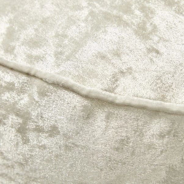 Dunelm Crushed Velour Round Floor Cushion 3 Dunelm Crushed Velour Round Floor Cushion - Image 3