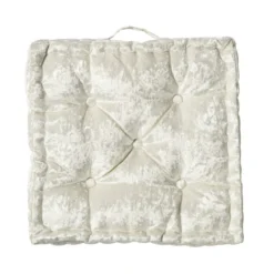 Dunelm Crushed Velour Square Floor Cushion