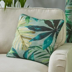 Dunelm Eden Green Cushion