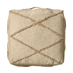 Dunelm Jasper Natural Floor Cushion